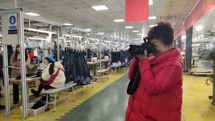 東錦服飾公司迎來界首市大美采風團，共話銷售業務新圖景